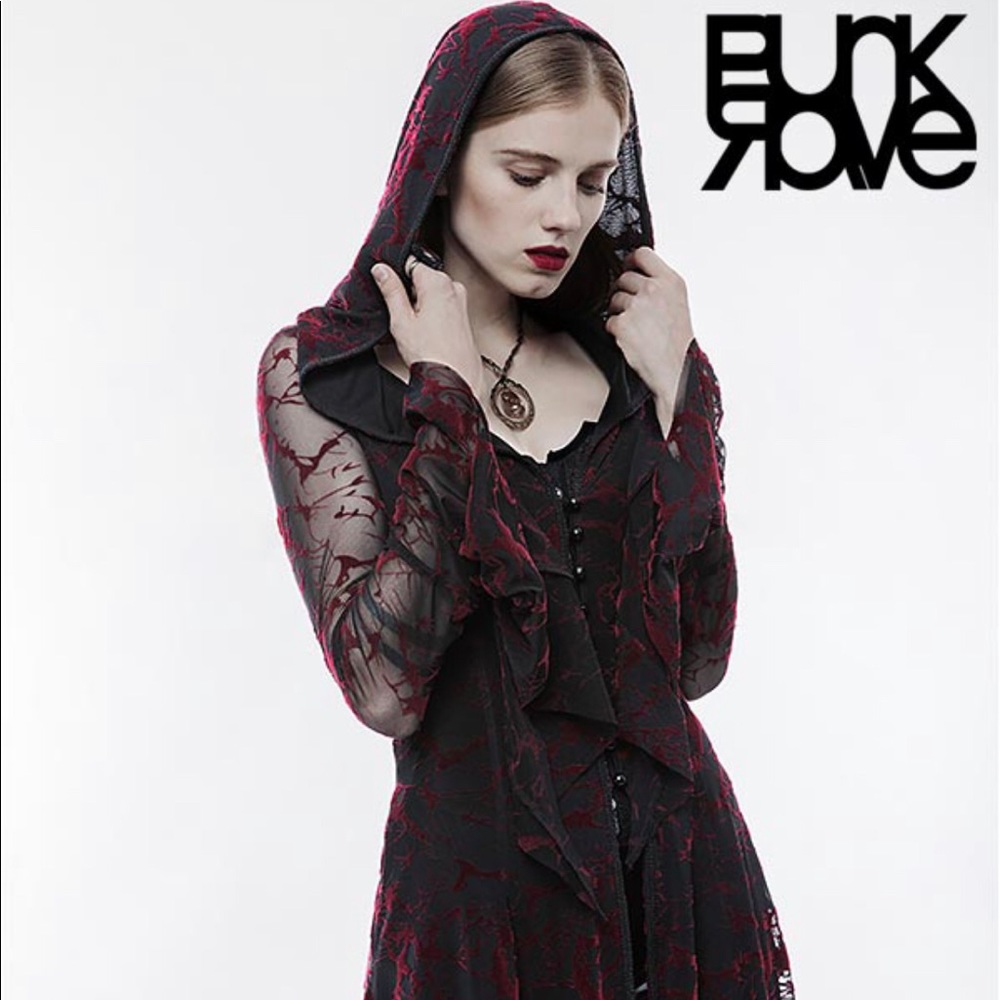 Punk Rave Blood Witch Cardigan